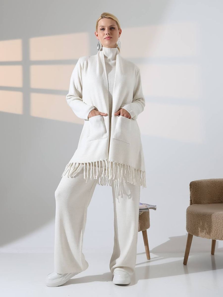 Lurex Λευκό Σετ