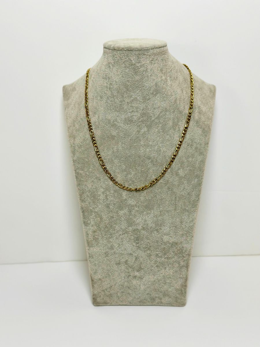 Χρυσό κολιέ καδένα με κενά